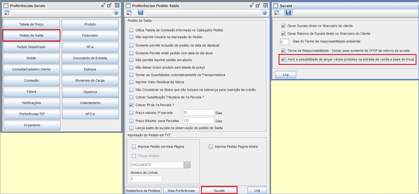 Retorno De Sucata Nova Funcionalidade Newfocus Sistemas